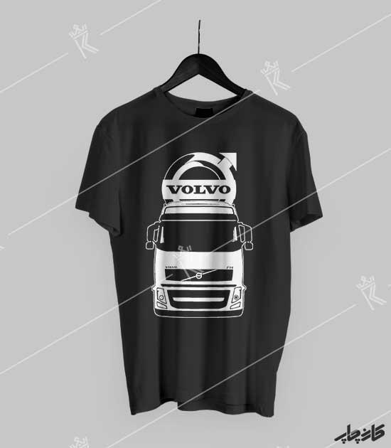 تیشرت مشکی ولوو Volvo FH